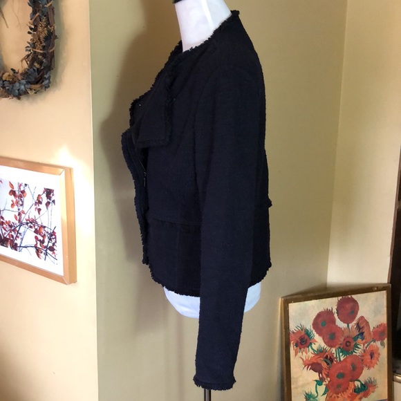 WHBM Whitehouse Blackmarket size Small Slight peplum Side-Zipper Front Career - Picture 6 of 16